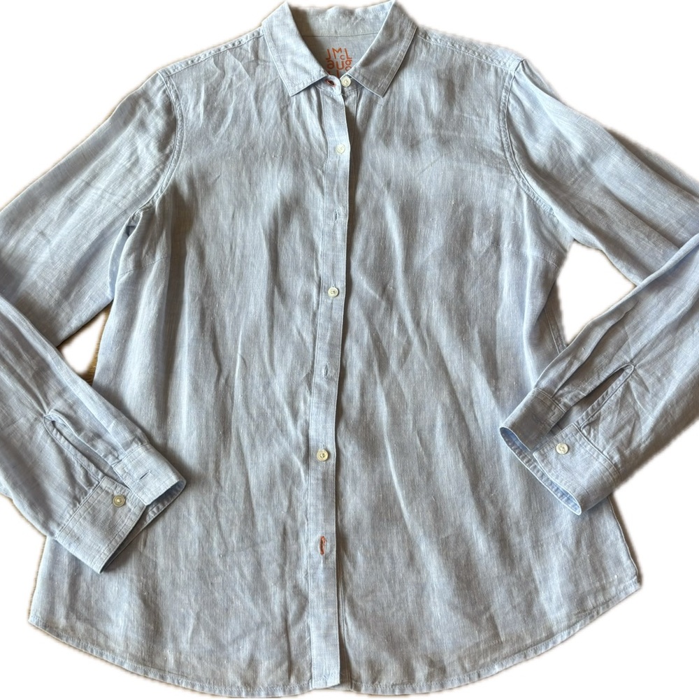 J. McLaughlin Sky Blue Button-Down Shirt